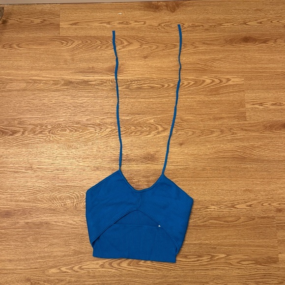 Garage Vibrant Blue Knit Top - Picture 1 of 3